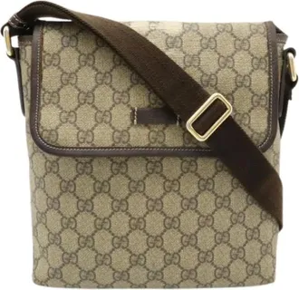 Gucci Pre-owned Cross Body Bags, female, Beige, Size: ONE SIZE Pre-owned GG Plus Pochette