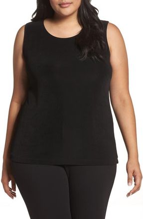 Vikki Vi Tank Top in Black at Nordstrom, Size 1X