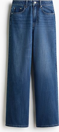 H&M Wide High Jeans - Blue