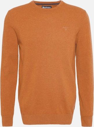 Barbour Mens Barbour Ess Wool Crew Sweater OR95 Dark Copper - Orange - Size: 38