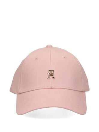 Tommy Hilfiger Cappello da baseball con placca logo - Rosa