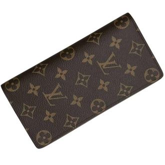 Louis Vuitton Monogram Brown Monogram Long Wallet (Bi-Fold) (Pre-Owned)