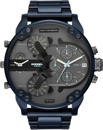 Diesel Heren, Accessoires, Blauw, Maat: ONE Size Taf