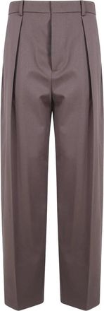 N&deg;21 Gecropt Tailored Broeken - Dames - Wijde Broeken - Bruin - 2XS - Broeken