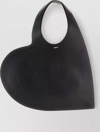 Coperni heart medium leather shoulder bag