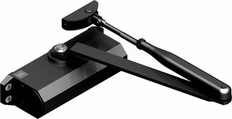 OEM Dom Compact 1000 Chiudiporta S/fermo Max 80 Kg Nero