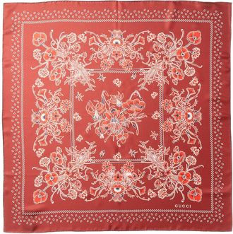 Gucci Printed Silk Twill Carré