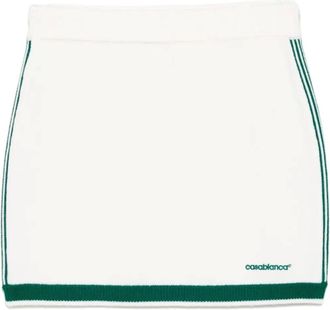 Casablanca Rokken, Dames, Wit, L, Sportieve Tennis Rok