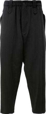 Yohji Yamamoto Pantaloni Chino crop - Nero