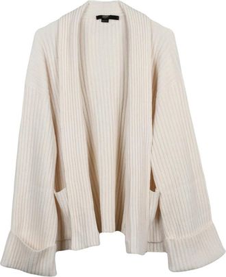 Seventy Open Cardigan - Dames - Vesten - Wit - S - Wol - Truien & Vesten