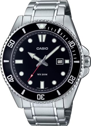 Casio Collection Mens Silver Watch MDV-107D-1A1VEF Stainless Steel - One Size