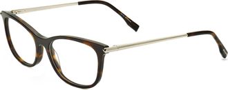 Lacoste Womens 53mm Havana Opticals