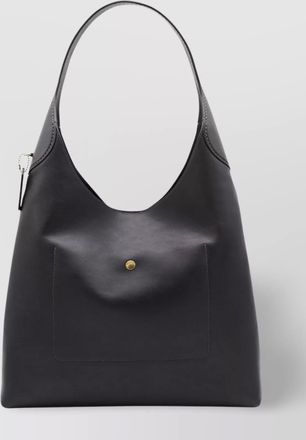 Coach front pocket single shoulder strap shopper