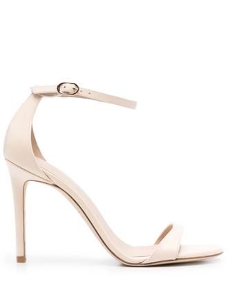 Stuart Weitzman 100 mm Nudist sandalen - Beige