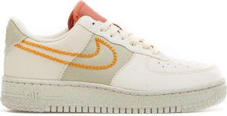 Nike Womens Air Force 1 07 Low Leather Synthetic Coconut Milk Light Curry Trainers 3.5 UK