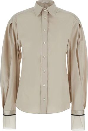 Brunello Cucinelli Donna, Camicette, Beige, L, new