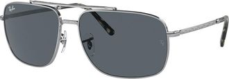 Ray-Ban RB3796 Asian Fit 003/R5 Mens Sunglasses Silver Size 62