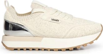Liu Jo Evelyn 916 Sneakers - Dames - Sneakers - Beige - 38 EU - Polyester - Schoenen