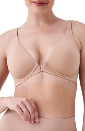 Spanx SPANXsmooth Bra-llelujah! Adjustable Plunge Wireless Lift Bra in Toasted Oatmeal at Nordstrom, Size 32A