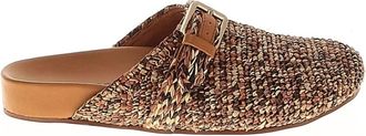 Robert Clergerie Womens Raffia Mules In Brown