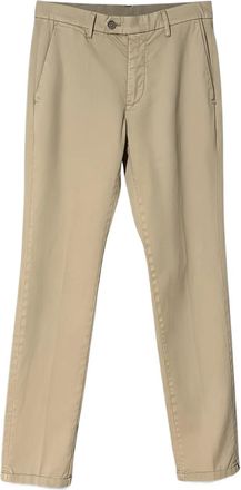 Mason's belt-loops trousers - Neutrals