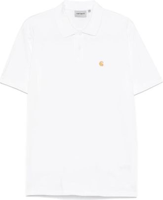 Carhartt Work in Progress Witte T-shirts en Polos met Korte Mouwen - Heren - Polos - Wit - XL - Tops