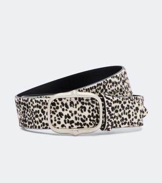Isabel Marant Holis leopard-print calf hair belt