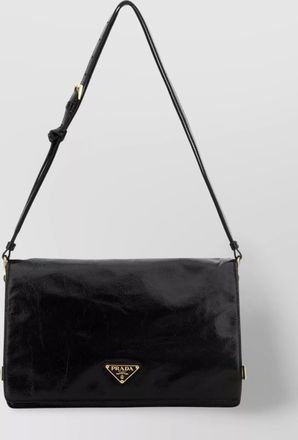 Prada medium leather shoulder bag