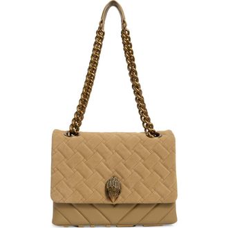 Kurt Geiger Large Kensington Shoulder Bag in Taupe at Nordstrom Rack