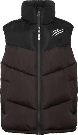 Plein Sport Gilet con stampa artiglio - Marrone