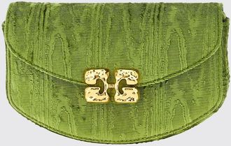 Ganni Borsa a tracolla Lulu in velluto moir&eacute; Ganni