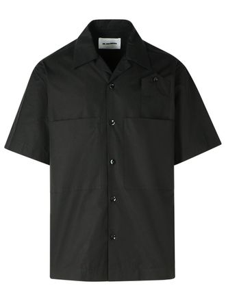 Jil Sander Black Cotton Shirt