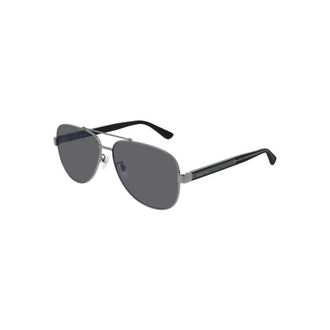 Gucci Authentieke stijlvolle zonnebril van premium kwaliteit - unisex - Zonnebrillen - Grijs - 63 MM - Accessoires