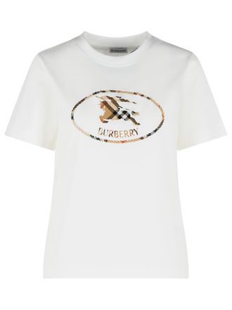 Burberry Frankie White Cotton T Shirt
