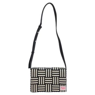 Bottega Veneta Pre-owned Medium Cassette Shoulder Bag - Dames - Pre-owned - Veelkleurig - Maat: ONE Size Katoen