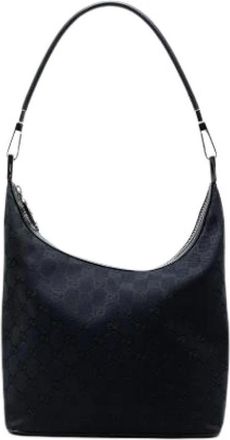 Gucci Pre-owned Shoulder Bags, female, Blue, Size: ONE SIZE Pre-owned Vintage Shoulder Bag
