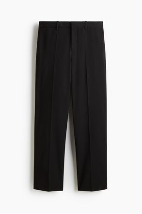 H&M Elegante Hose in Regular Fit - Schwarz