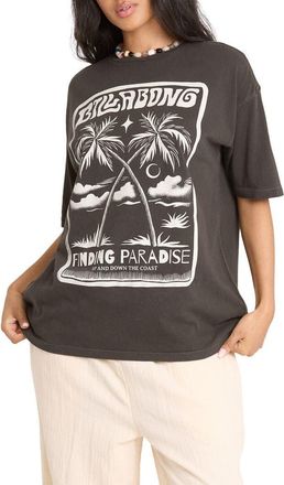 Billabong Tropical Filmore Graphic T-Shirt in Off Black at Nordstrom, Size X-Large