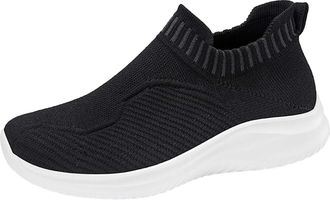 Generic Ladies Slip on Plantar Fasciitis Gym Trainers Womens Shoes Ethnic Casual Shoes Summer Fashion Hollow Breathable Flat Heel Soft Sole Casual Womens Walk