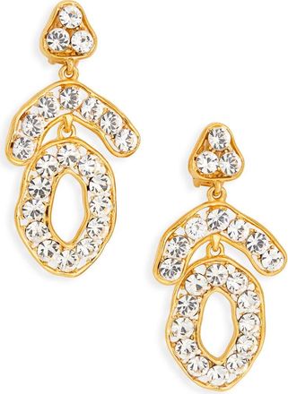 Kenneth Jay Lane Crystal Statement Drop Earrings in Gold at Nordstrom Rack