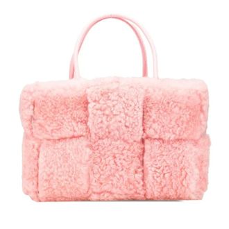 Bottega Veneta Pre-owned Handbags, female, Pink, Size: ONE SIZE Pre-owned Vintage Handbag