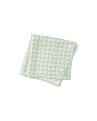 Prada Printed silk twill scarf 55x55