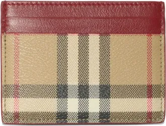 Burberry Check Credit Card Case