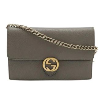 Gucci Borsa a tracolla in pelle Pre-owned - - Pre-owned - Donna - Grigio - ONE SIZE