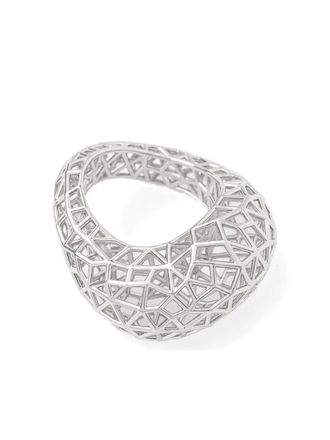 Tom Wood Geometrische ring - Zilver