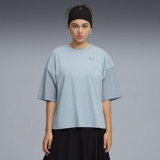 Puma T-shirt oversize HER da donna, Abbigliamento, Blu, XL