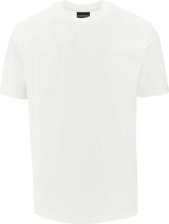 Emporio Armani Jacquard Eagle T-shirt Man XS