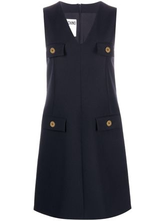 Moschino Abito sartoriale smanicato - Blu