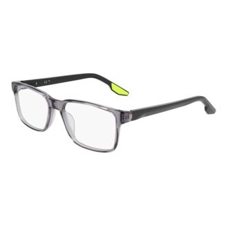 Nike Glasses, unisex, Gray, Size: 55 MM Crystal Grey Eyewear Frames