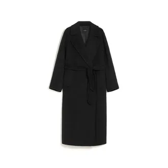 Max Mara Dames, Mantels, Zwart, Maat: 4XS Wol